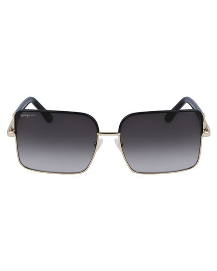 Ferragamo Gold Metal Sunglasses