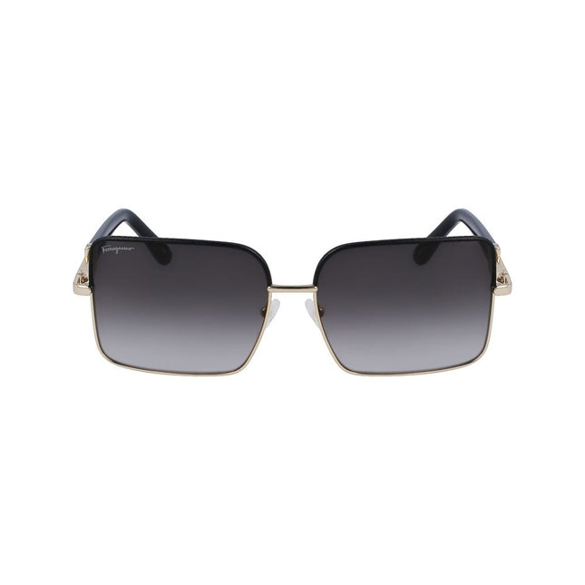 Ferragamo Gold Metal Sunglasses