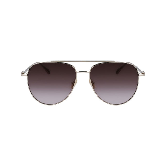 Ferragamo Gold Metal Sunglasses