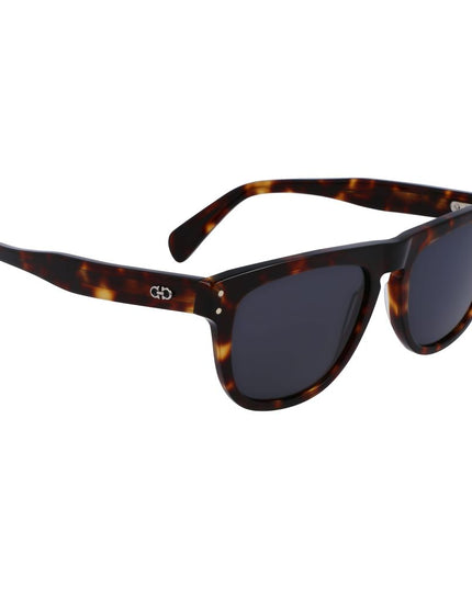 Ferragamo Brown Acetate Sunglasses