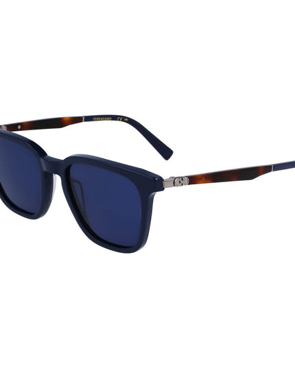 Ferragamo Blue Acetate Sunglasses