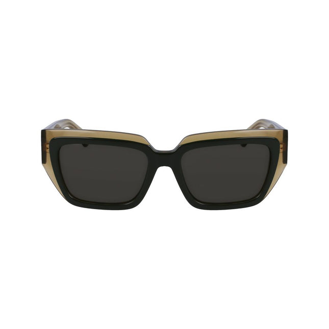 Ferragamo Green Acetate Sunglasses