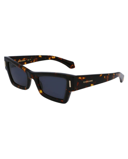 Ferragamo Brown Acetate Sunglasses