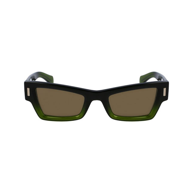 Ferragamo Green Acetate Sunglasses