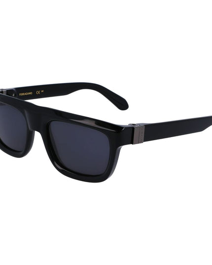 Ferragamo Black Acetate Sunglasses