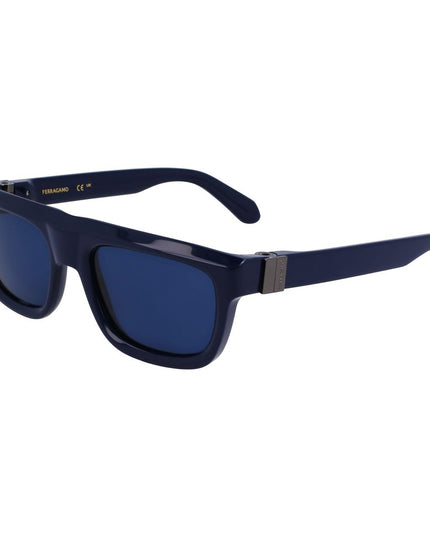 Ferragamo Blue Acetate Sunglasses