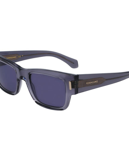Ferragamo Gray Acetate Sunglasses