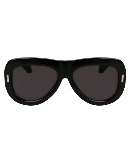 Ferragamo Black Acetate Sunglasses