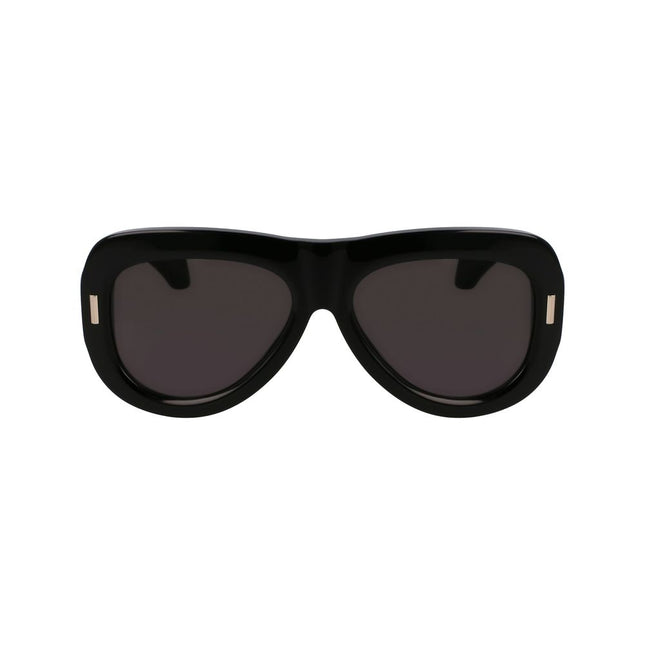 Ferragamo Black Acetate Sunglasses