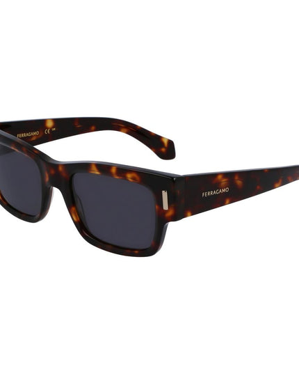 Ferragamo Brown Acetate Sunglasses