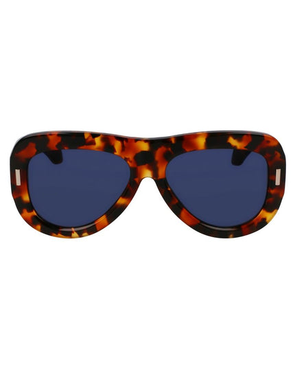 Ferragamo Brown Acetate Sunglasses