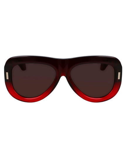 Ferragamo Red Acetate Sunglasses
