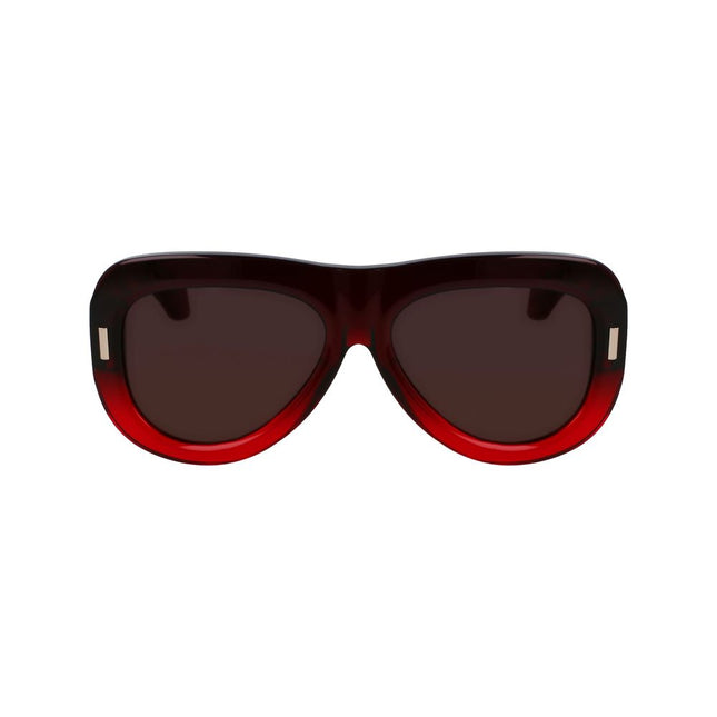 Ferragamo Red Acetate Sunglasses