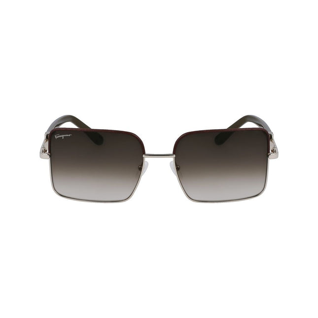 Ferragamo Gold Metal Sunglasses