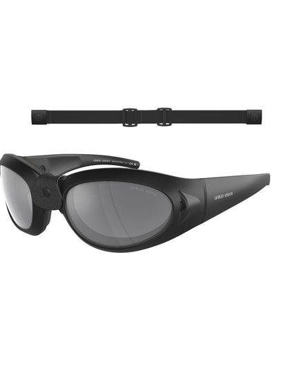 Giorgio Armani Black Acetate Sunglasses