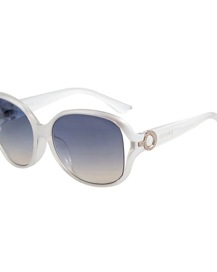 Guess White Injected Sunglasses