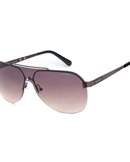 Guess Brown Metal Sunglasses
