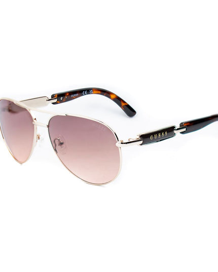 Guess Gold Metal Sunglasses