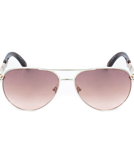 Guess Gold Metal Sunglasses