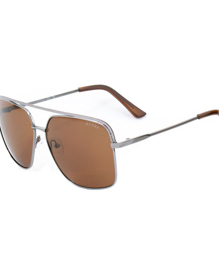 Guess Gray Metal Sunglasses
