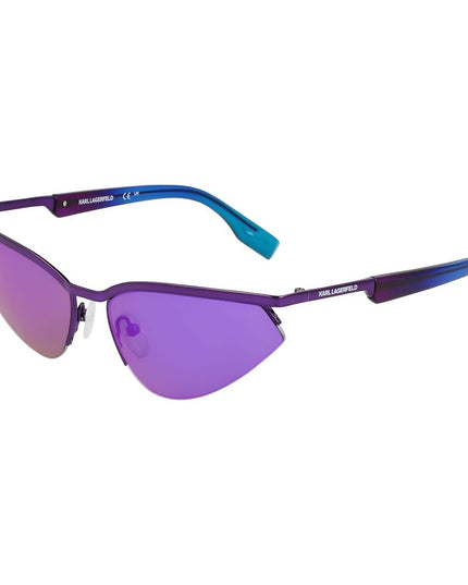 Karl Lagerfeld Purple Metal Sunglasses