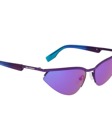 Karl Lagerfeld Purple Metal Sunglasses
