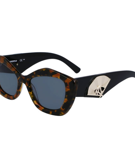 Karl Lagerfeld Brown Acetate Sunglasses