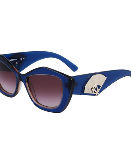 Karl Lagerfeld Blue Acetate Sunglasses
