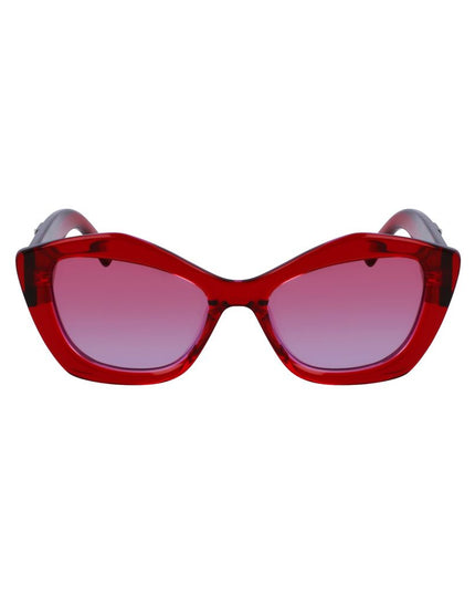 Karl Lagerfeld Red Acetate Sunglasses