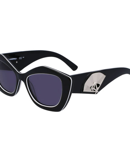 Karl Lagerfeld Black Acetate Sunglasses