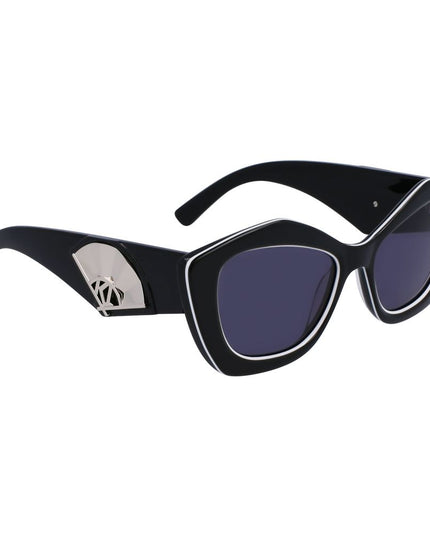 Karl Lagerfeld Black Acetate Sunglasses