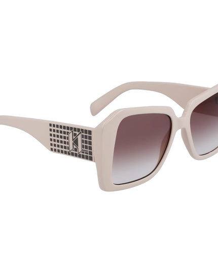 Karl Lagerfeld White Injected Sunglasses