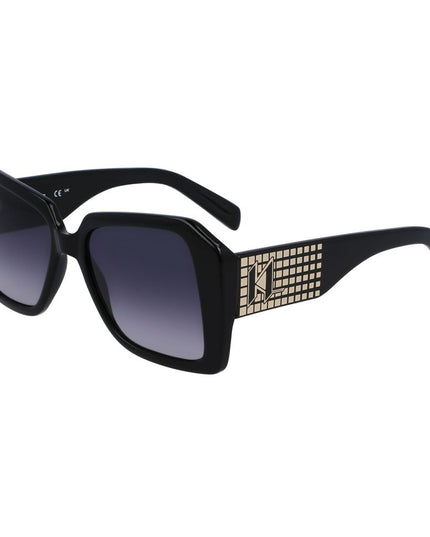 Karl Lagerfeld Black Injected Sunglasses