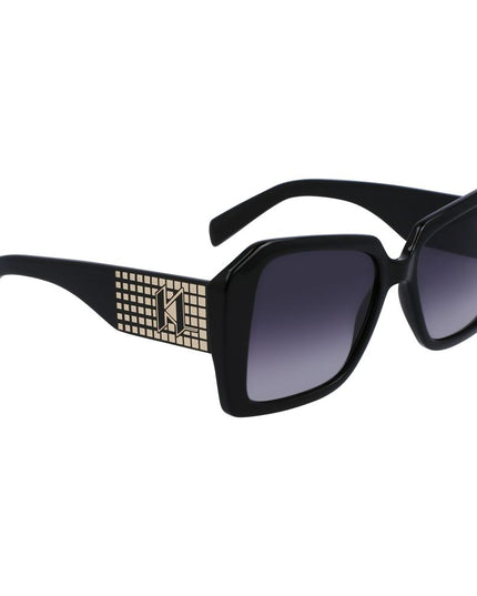 Karl Lagerfeld Black Injected Sunglasses
