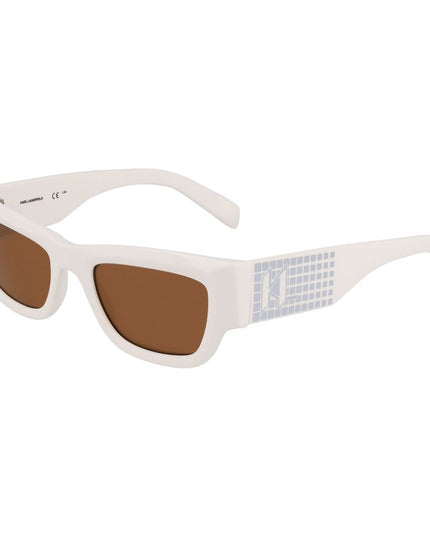 Karl Lagerfeld White Injected Sunglasses