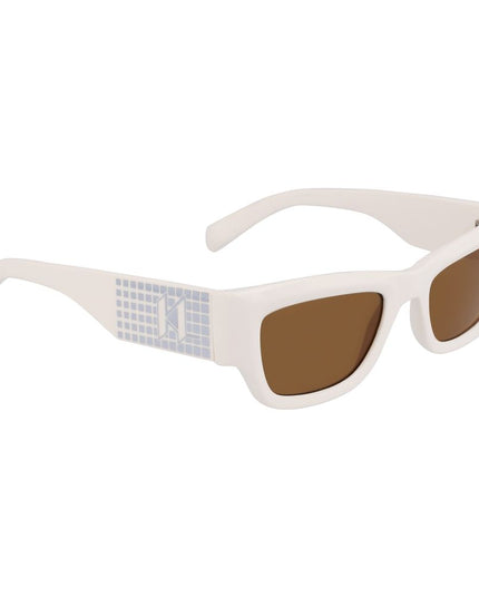Karl Lagerfeld White Injected Sunglasses