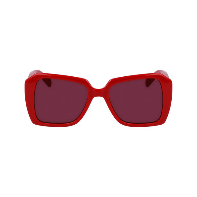 Karl Lagerfeld Red Injected Sunglasses