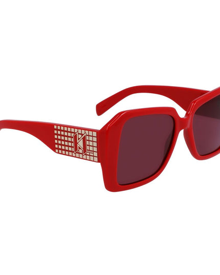 Karl Lagerfeld Red Injected Sunglasses