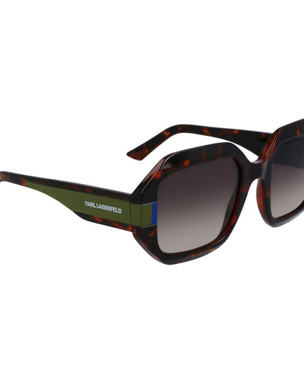 Karl Lagerfeld Brown Injected Sunglasses