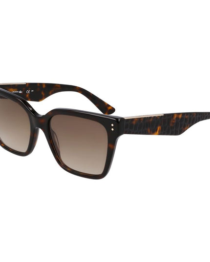 Lacoste Brown Acetate Sunglasses