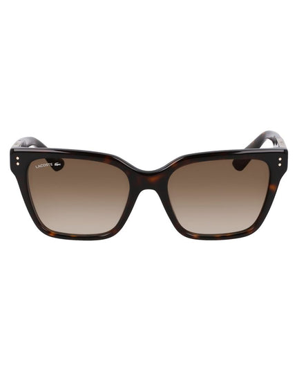 Lacoste Brown Acetate Sunglasses