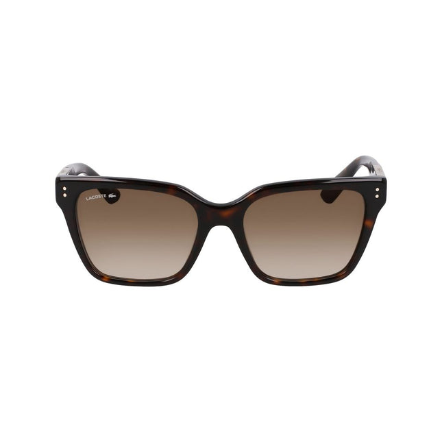 Lacoste Brown Acetate Sunglasses