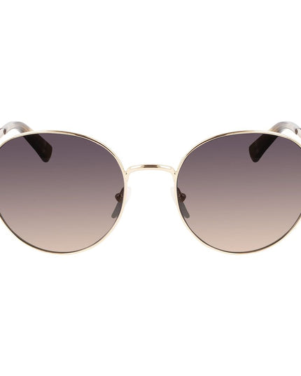 Longchamp Gold Metal Sunglasses