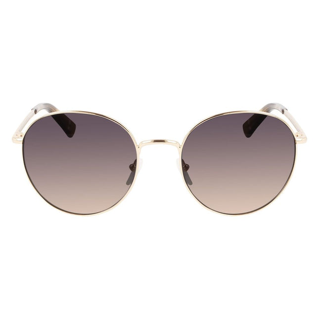 Longchamp Gold Metal Sunglasses
