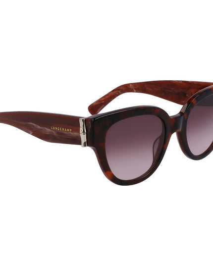 Longchamp Brown Acetate Sunglasses