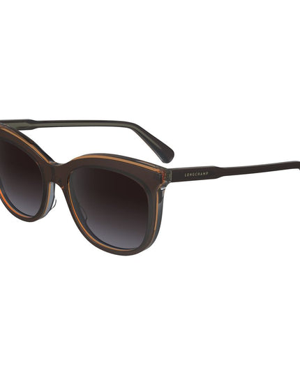 Longchamp Brown Acetate Sunglasses