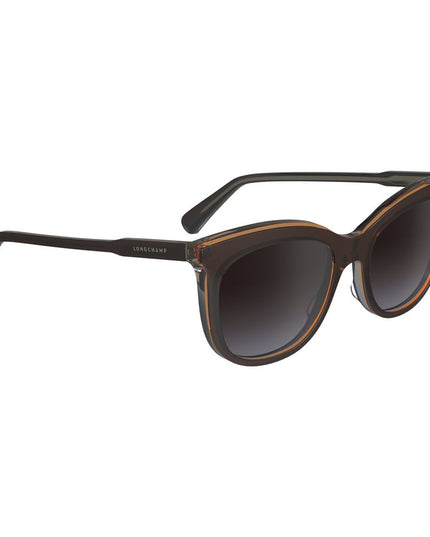 Longchamp Brown Acetate Sunglasses