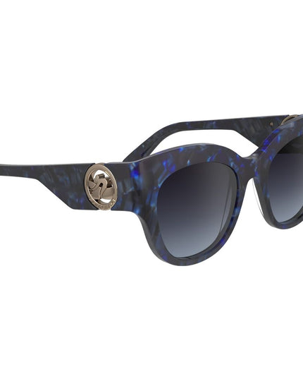 Longchamp Blue Acetate Sunglasses