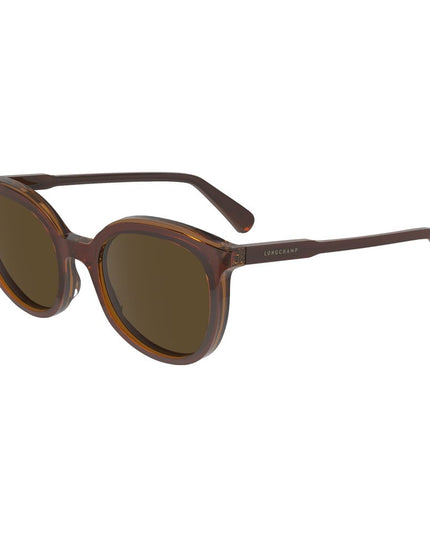 Longchamp Brown Acetate Sunglasses