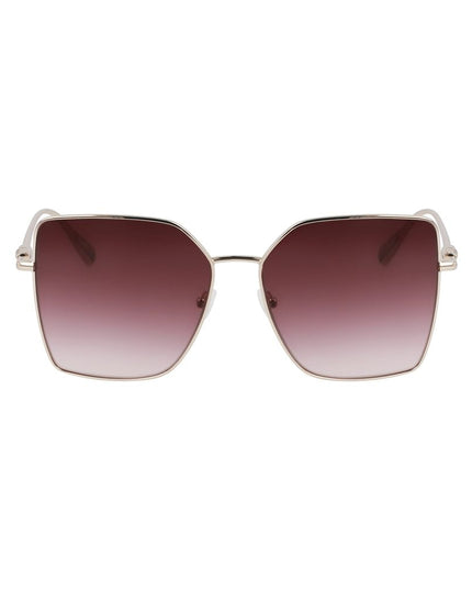 Longchamp Gold Metal Sunglasses